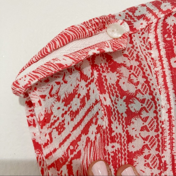 Poupette St. Barth Heni Tassel Mini Dress Pink Floral Size 1/US XS - Picture 7 of 13